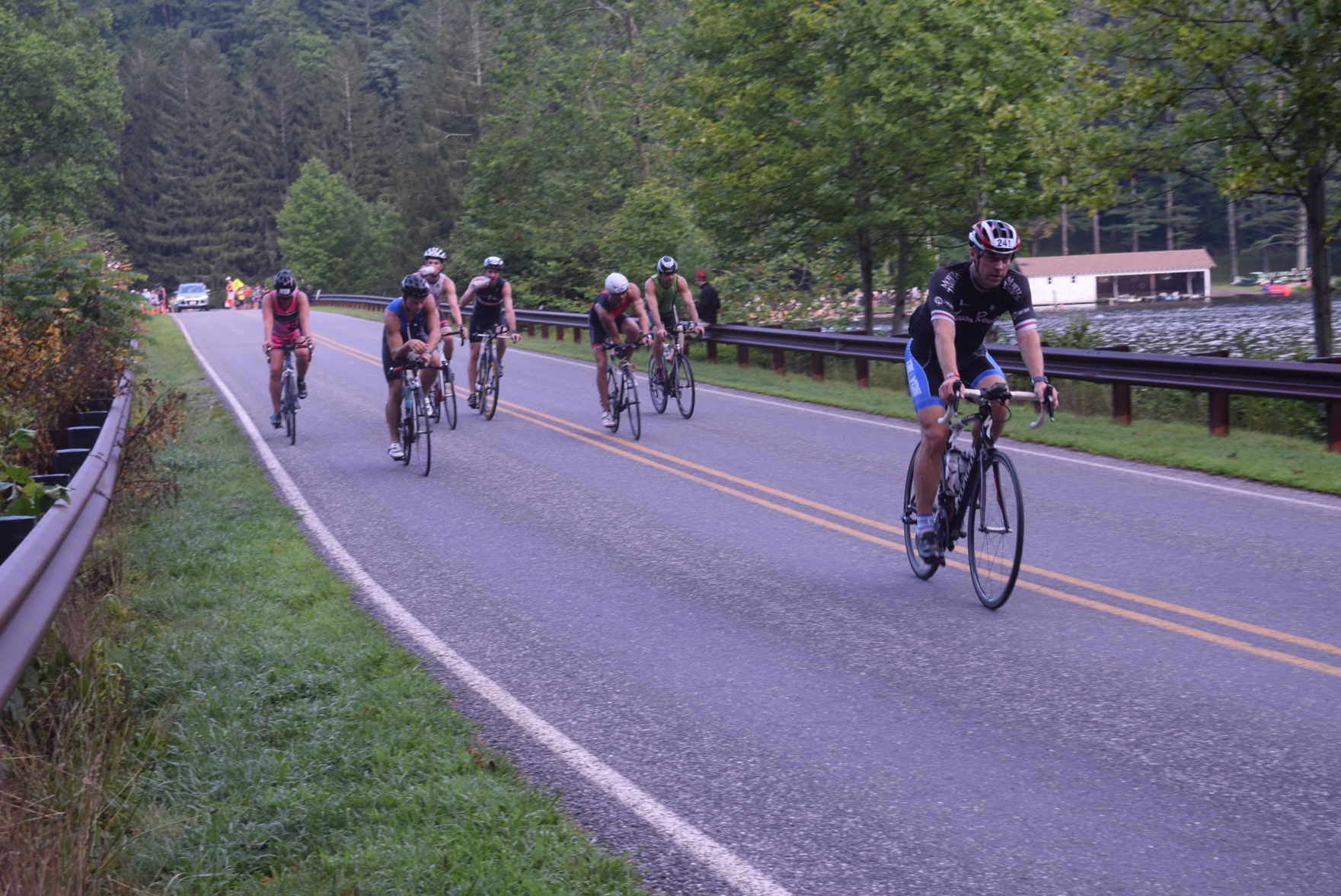 Scenes from the Lake Logan Multisport Event